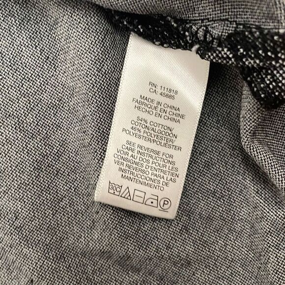 Michael Kors Men's Metallic Gray Button Polo Shirt Medium (M) - Picture 6 of 7